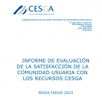 CESGA User Satisfaction Report 2023